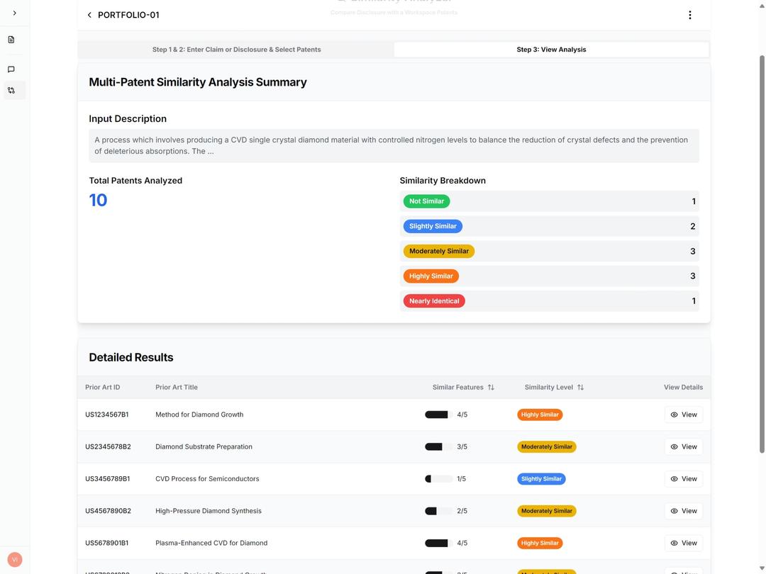 Similarity Analysis Feature